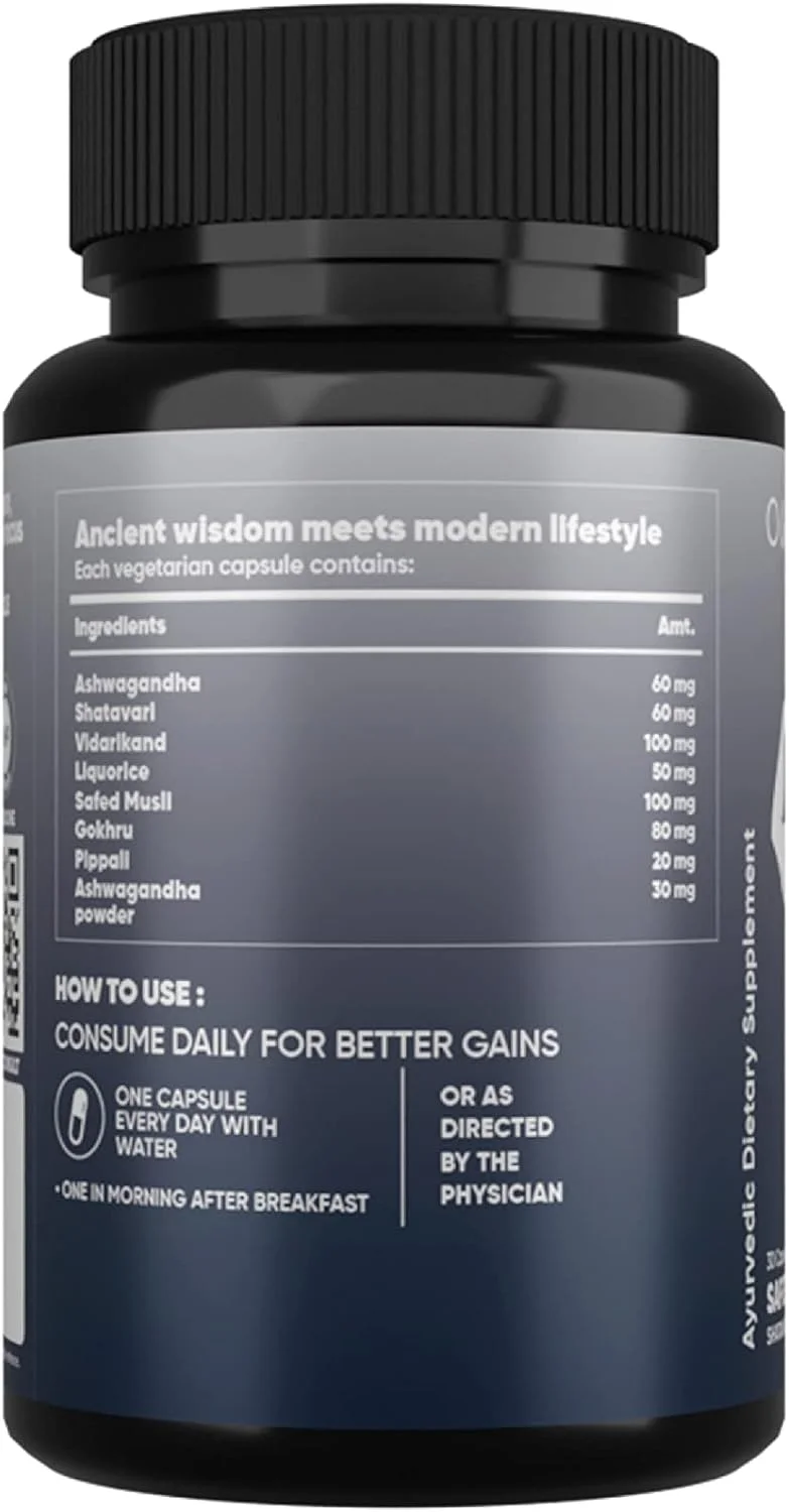 آادار پاور بیلد | افزایش دهنده حجم عضلانی واقعی آیورودا | بهبود عملکرد و افزایش متابولیسم | (سفید موسلی، گوخرو، شاتاواری) 30 کپسول (بسته 1 عددی) آادار پاور بیلد | افزایش دهنده حجم عضلانی واقعی آیورودا | بهبود عملکرد و افزایش متابولیسم | (سفید موسلی، گوخرو، شاتاواری) 30 کپسول (بسته 1 عددی)