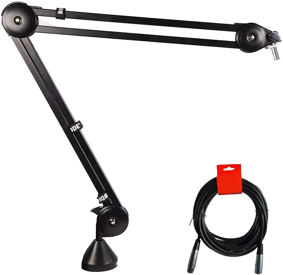 بازوی استودیویی Rode PSA1 برای میکروفون های پخش به همراه کابل XLR-XLR