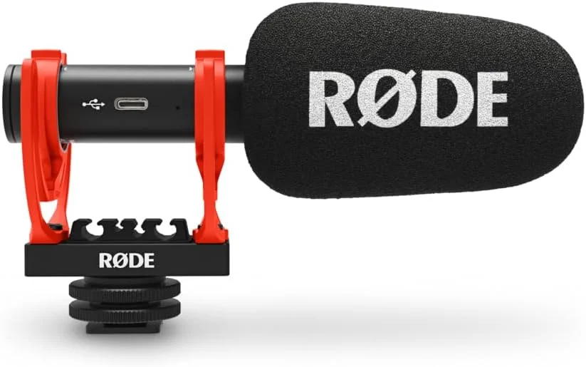 میکروفون دوربین Rode VideoMic GO II، میکروفون جهت دار سبک وزن، مشکی