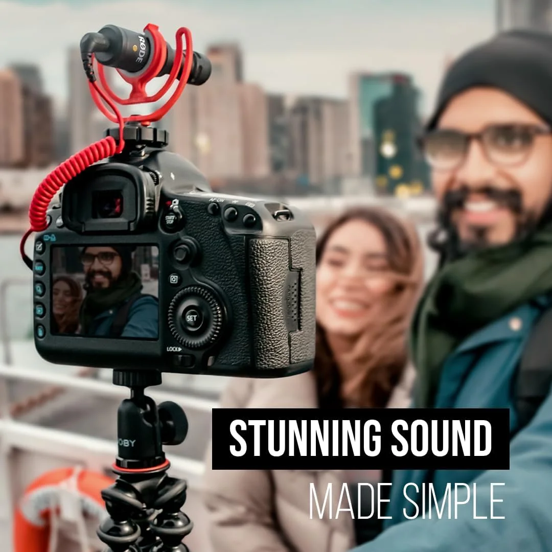 میکروفون دوربین فیلمبرداری RØDE VideoMicro جمع و جور برای فیلمسازی، تولید محتوا و ضبط در محل میکروفون دوربین فیلمبرداری RØDE VideoMicro جمع و جور برای فیلمسازی، تولید محتوا و ضبط در محل