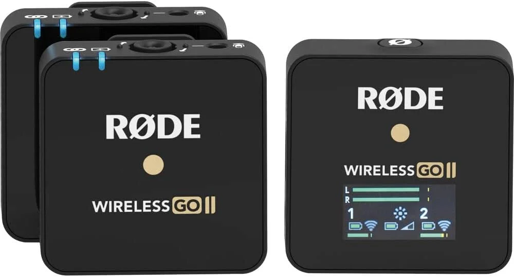 بسته سیستم میکروفون/ضبط کننده بی سیم دیجیتال جمع و جور دو نفره Rode Wireless GO II به همراه کیف شارژ ZG-R30 برای سیستم میکروفون Rode Wireless GO/Wireless GO II بسته سیستم میکروفون/ضبط کننده بی سیم دیجیتال جمع و جور دو نفره Rode Wireless GO II به همراه کیف شارژ ZG-R30 برای سیستم میکروفون Rode Wireless GO/Wireless GO II