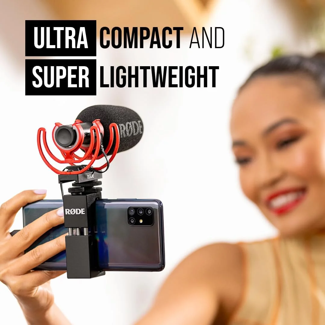 میکروفون دوربین Rode VideoMic GO II، میکروفون جهت دار سبک وزن، مشکی میکروفون دوربین Rode VideoMic GO II، میکروفون جهت دار سبک وزن، مشکی