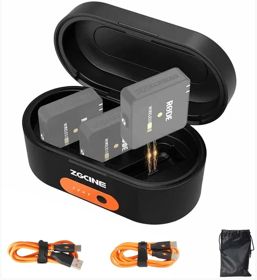 بسته سیستم میکروفون/ضبط کننده بی سیم دیجیتال جمع و جور دو نفره Rode Wireless GO II به همراه کیف شارژ ZG-R30 برای سیستم میکروفون Rode Wireless GO/Wireless GO II بسته سیستم میکروفون/ضبط کننده بی سیم دیجیتال جمع و جور دو نفره Rode Wireless GO II به همراه کیف شارژ ZG-R30 برای سیستم میکروفون Rode Wireless GO/Wireless GO II