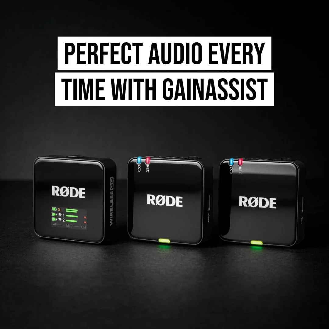 سیستم میکروفون بی سیم جمع و جور Rode Wireless GO (نسل 3) سیستم میکروفون بی سیم جمع و جور Rode Wireless GO (نسل 3)