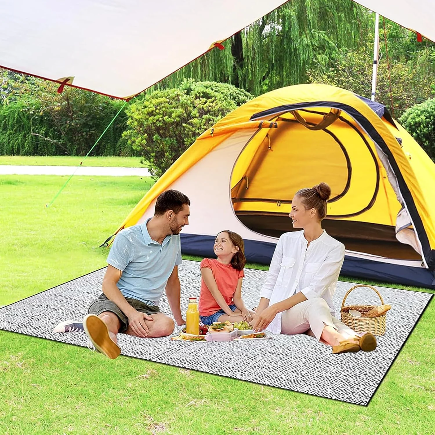 VUCATIN Camping Mat Foam Foil Blanket, Moisture-Proof Aluminum Foil Foam Pad Double-Sided Insulated Sleeping Pad Picnic Thermal Mat for Beach Hiking Reflecting Heat VUCATIN Camping Mat Foam Foil Blanket, Moisture-Proof Aluminum Foil Foam Pad Double-Sided Insulated Sleeping Pad Picnic Thermal Mat for Beach Hiking Reflecting Heat