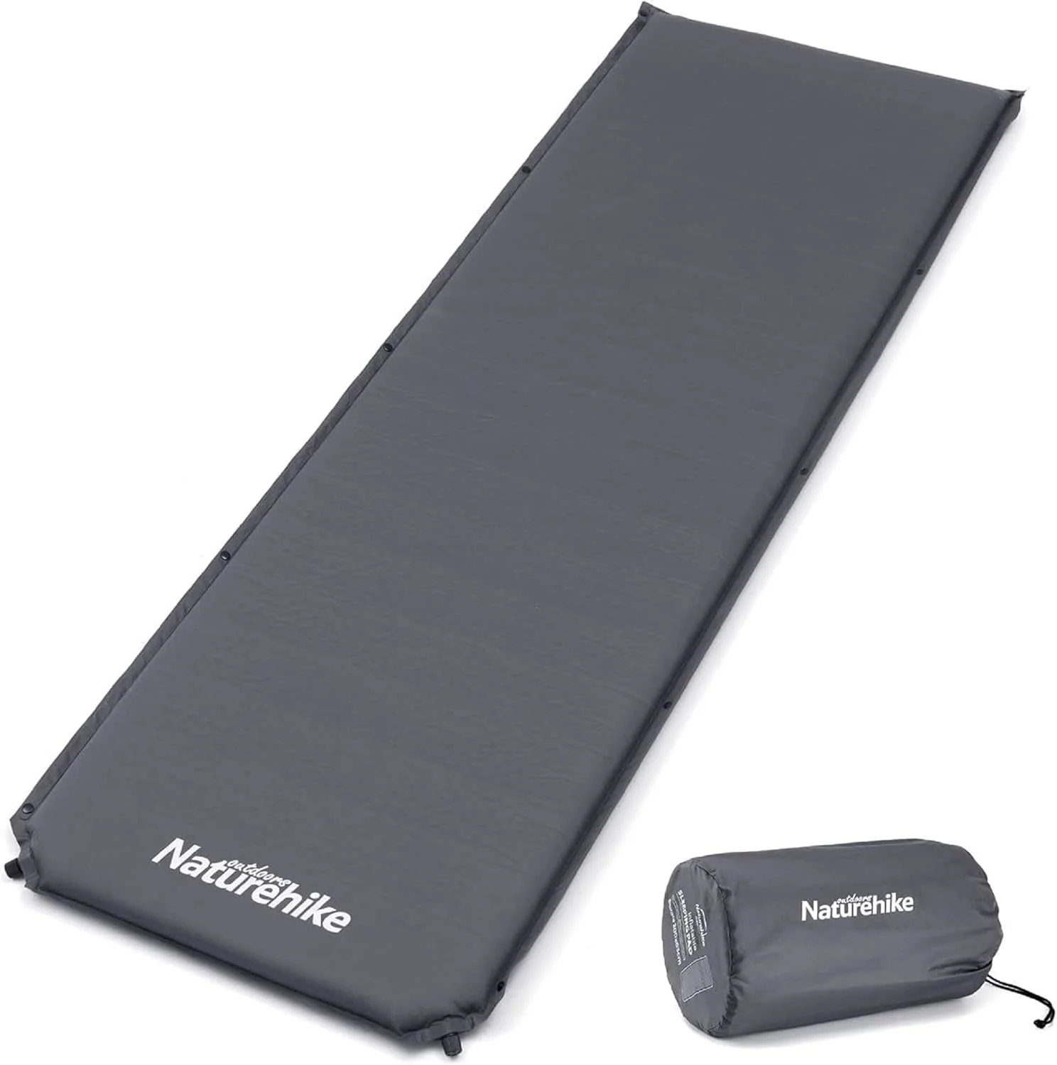 Naturehike Self-Inflating Sleeping Mat - 5cm Thick Durable Camping Mattress, Connects Multiple Sleeping Pads, Suitable for Backpacking, Tents, Hammocks, Hiking, Family Camping