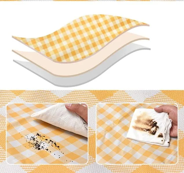 HAWAII Picnic Mat and Basket,Beach and Desert Mat,Foldable Cooler Bag and Picnic Blanket,2M*2M Large Size Waterproof and Sandproof Camping Mat (Mat and Basket)