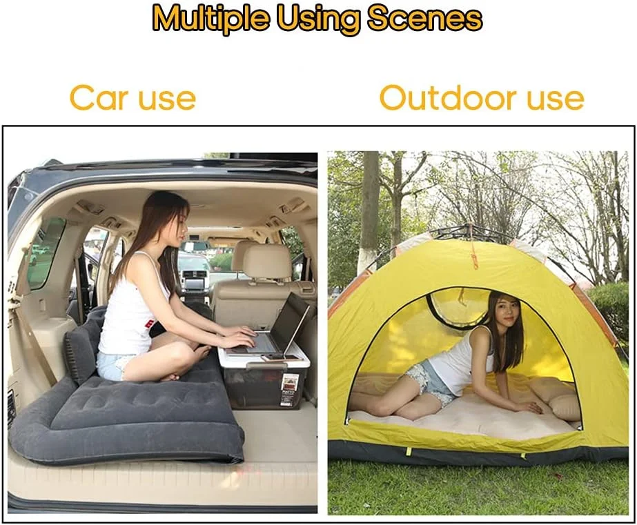 Hingers Car Inflatable Bed Air Mattress Universal S Car Travel Sleeping Pad Outdoor Camping Mat