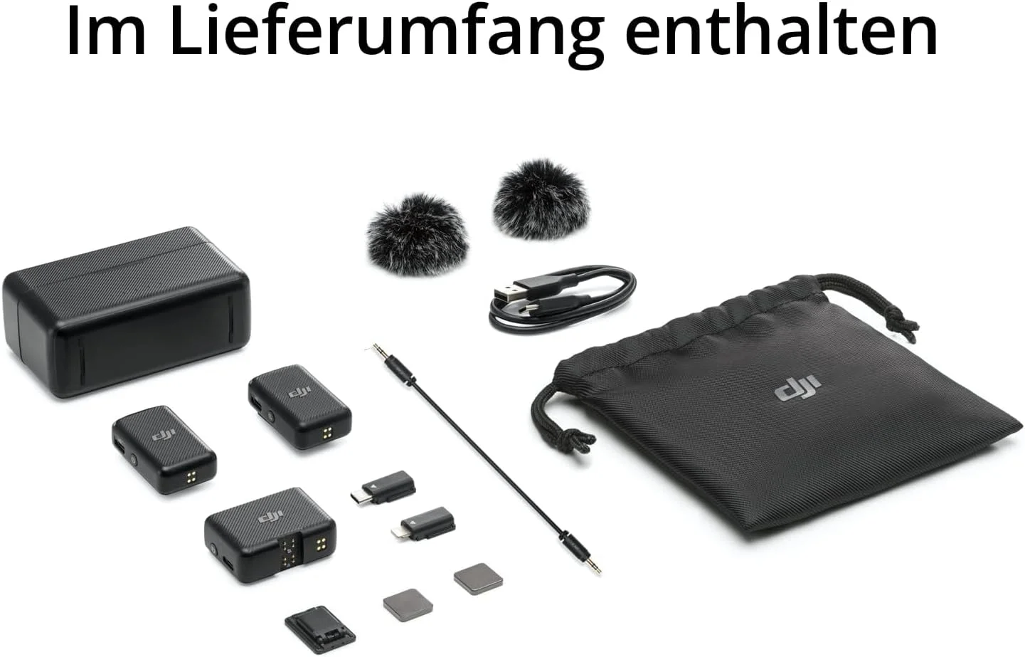 میکروفون DJI Mic (2 TX + 1 RX با جعبه شارژ)، میکروفون یقه ای بی سیم، برد 250 متری، باتری 15 ساعته، میکروفون حذف نویز برای کامپیوتر، آیفون، ولاگ میکروفون DJI Mic (2 TX + 1 RX با جعبه شارژ)، میکروفون یقه ای بی سیم، برد 250 متری، باتری 15 ساعته، میکروفون حذف نویز برای کامپیوتر، آیفون، ولاگ