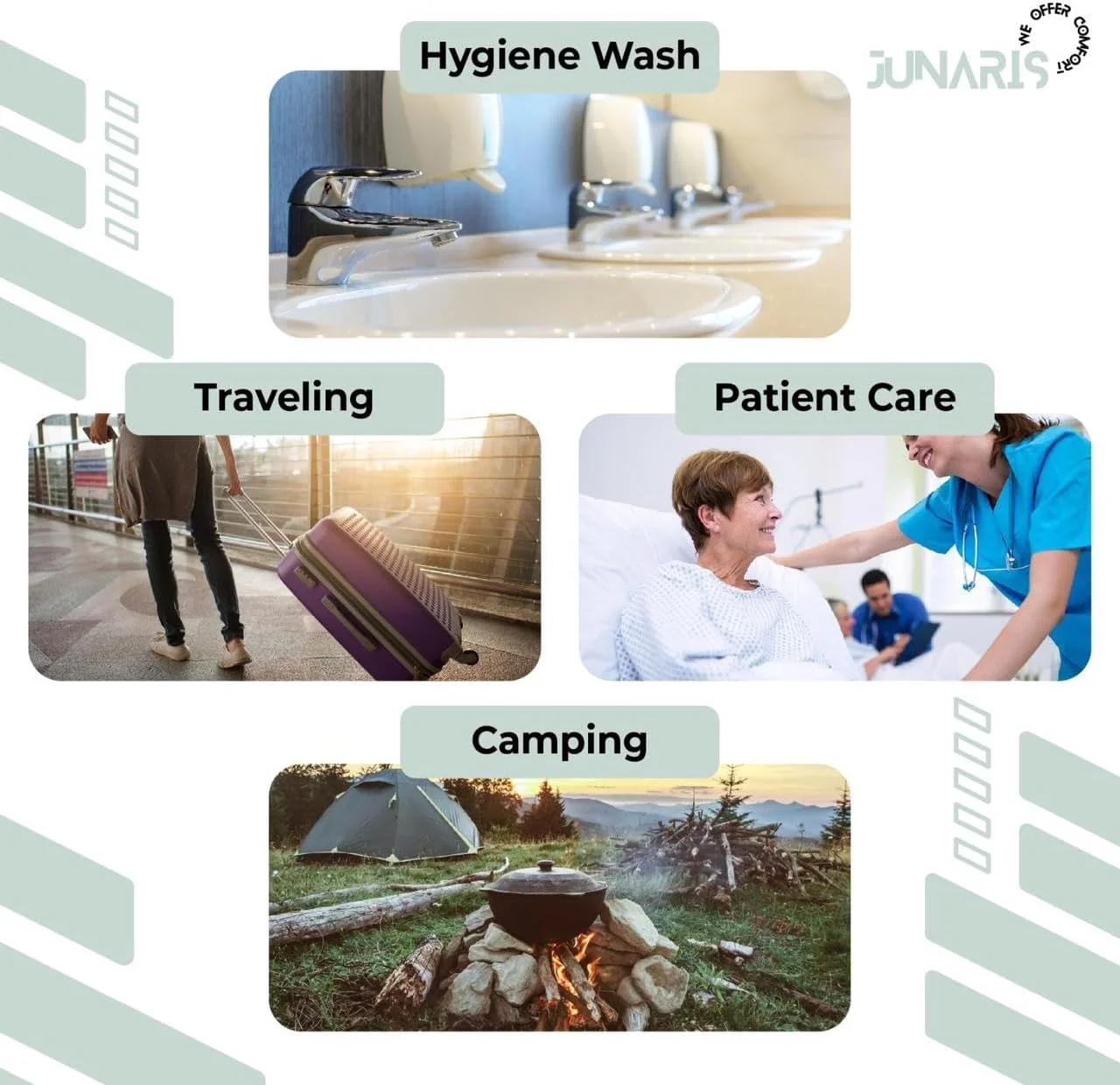 بیده قابل حمل جوناریس، شطاف مسافرتی دستی، اسپری شخصی، اسپری برقی برای کمپینگ، مسافرت، بهداشت شخصی، مراقبت از کودک، شطاف توالت
