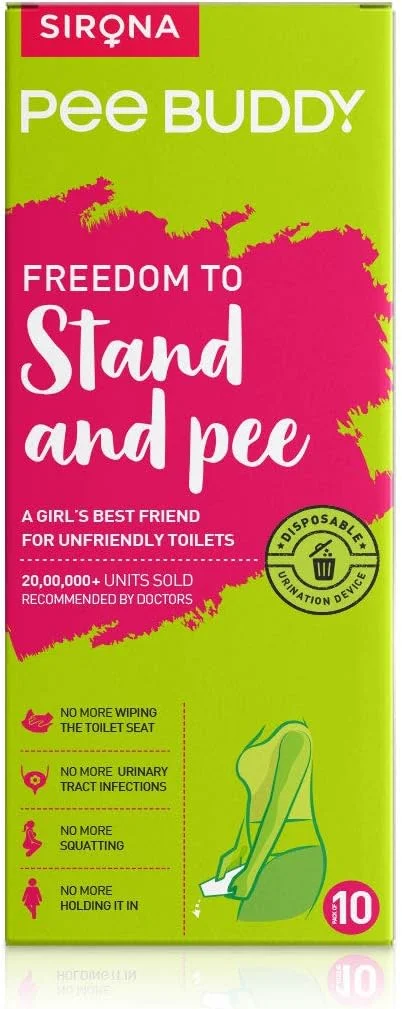 PeeBuddy Funnels Portable Female Urination Device | Disposable Female Urinal Funnel | Travel, Camping, Hiking and Outdoor Activities | Discreet and Compact Stand and Pee Funnel for Women, Girls PeeBuddy Funnels Portable Female Urination Device | Disposable Female Urinal Funnel | Travel, Camping, Hiking and Outdoor Activities | Discreet and Compact Stand and Pee Funnel for Women, Girls