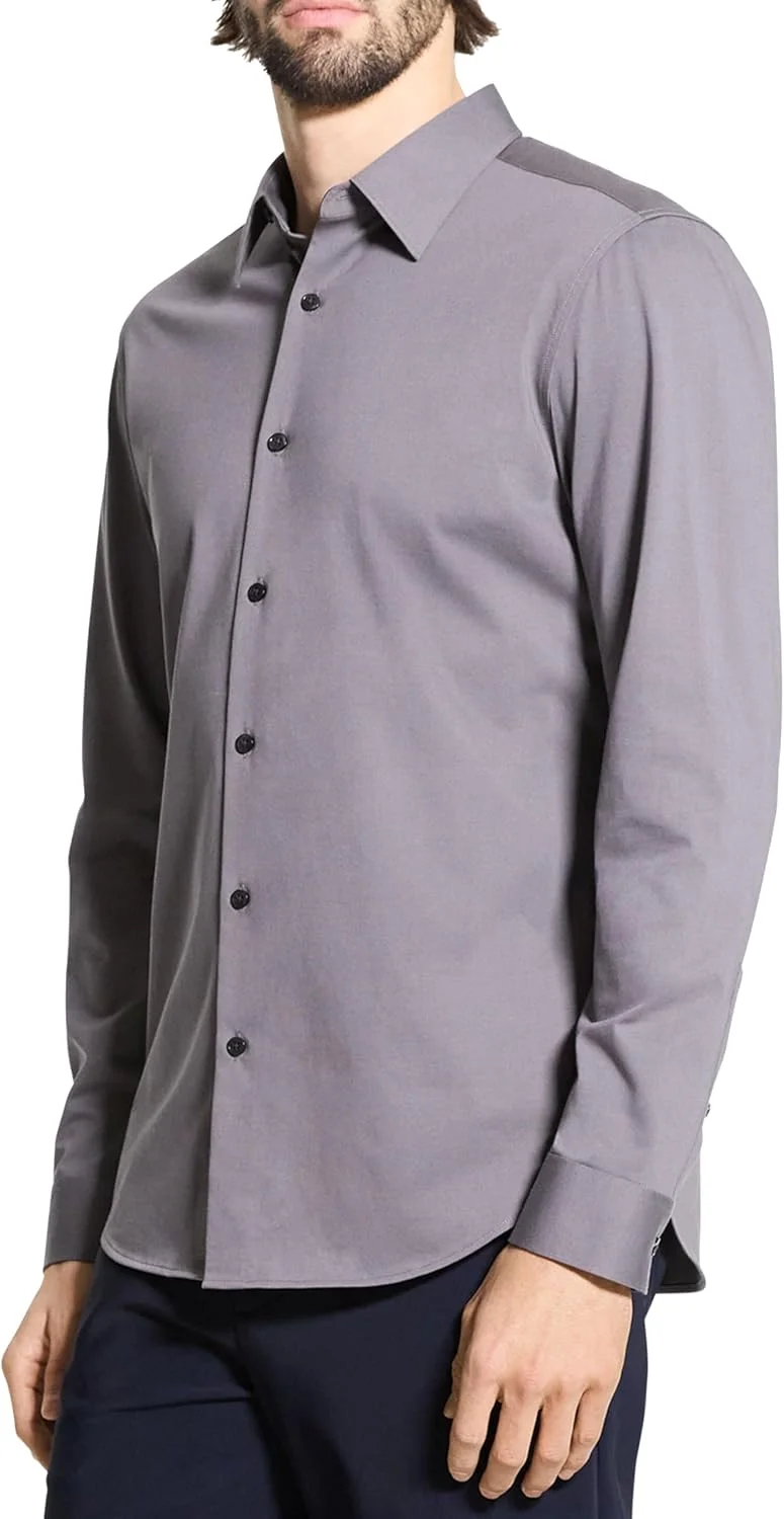 Theory mens Sylvain Shirt in Structure Knit Sylvain Shirt in Structure Knit Theory mens Sylvain Shirt in Structure Knit Sylvain Shirt in Structure Knit