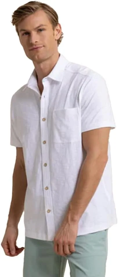 تی شرت آستین کوتاه مردانه Southern Tide مدل Beach Cast Solid Knit