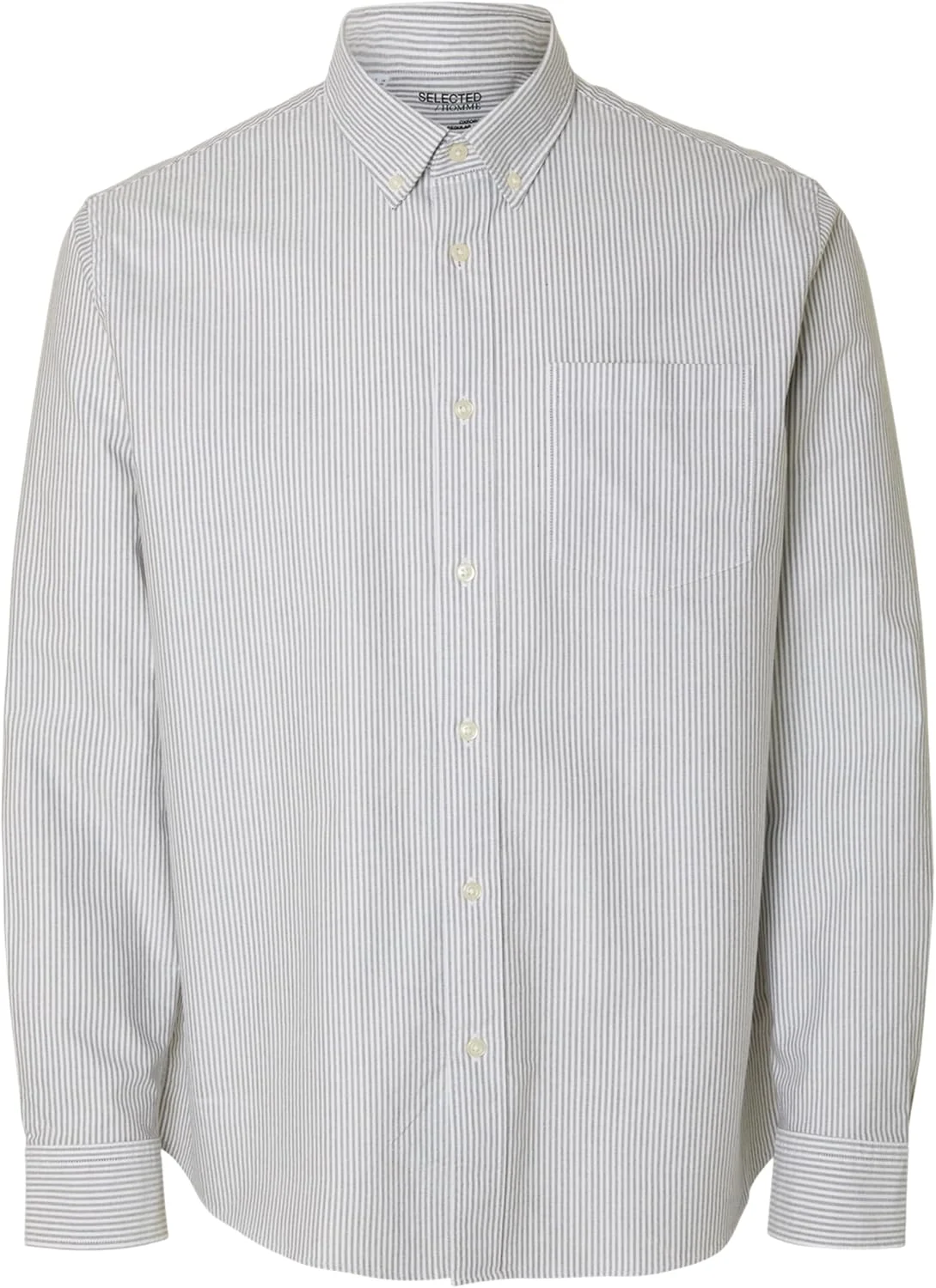 Slhregrick-Ox Shirt Ls Noos