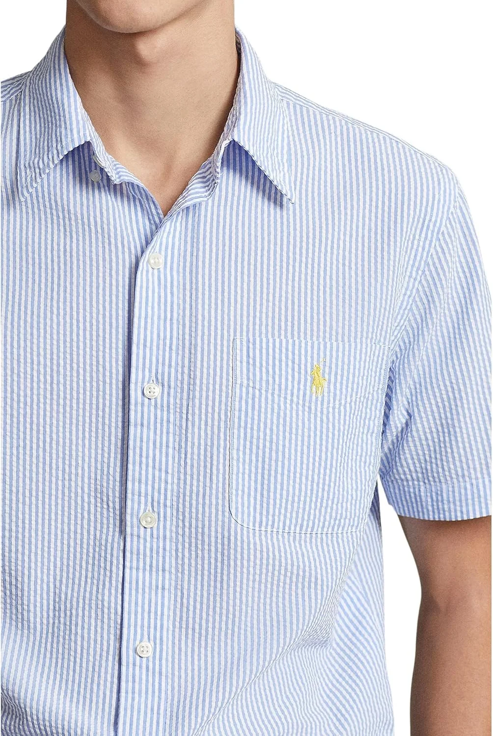 پیراهن مردانه پولو رالف لورن مدل کلاسیک فیت سیرساکر پیراهن مردانه پولو رالف لورن مدل کلاسیک فیت سیرساکر