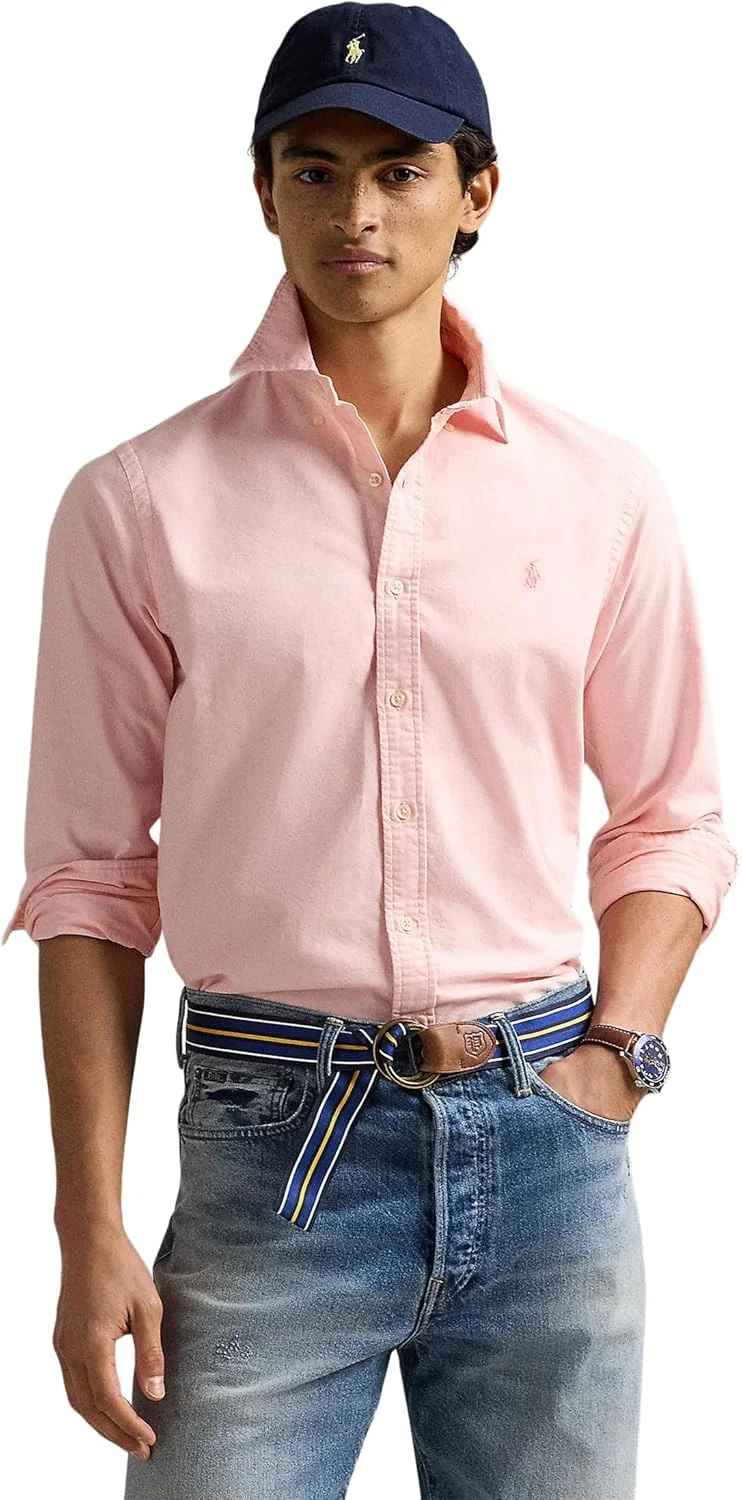 پیراهن آکسفورد مردانه کلاسیک فیت پولو رالف لورن، رنگ شده