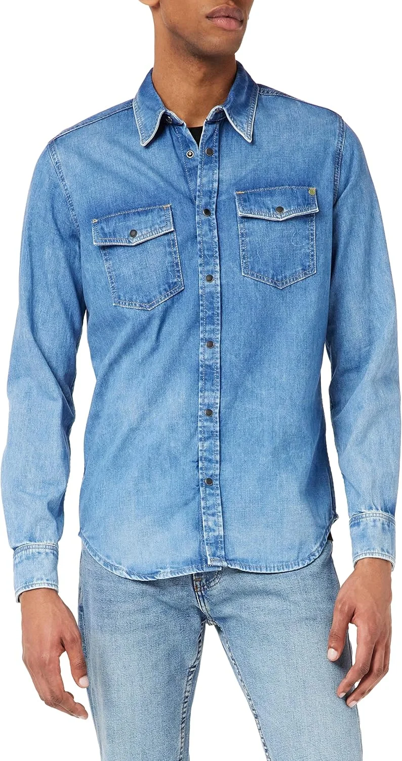 پیراهن مردانه پپه جینز مدل هاموند پیراهن مردانه پپه جینز مدل هاموند