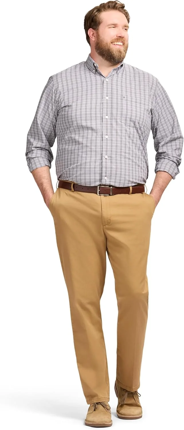 Izod mens Big and Tall Premium Essentials Long Sleeve Button Down Plaid Shirt Button Down Shirt Izod mens Big and Tall Premium Essentials Long Sleeve Button Down Plaid Shirt Button Down Shirt