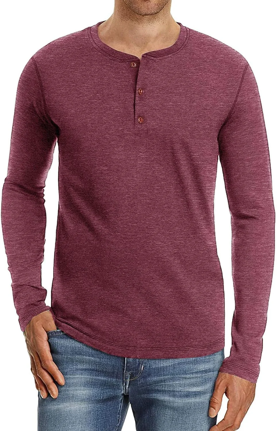 تیشرتهای هنلی آستین کوتاه/بلند مردانه PEGENO، مدل کژوال و شیک، جنس پنبه تیشرتهای هنلی آستین کوتاه/بلند مردانه PEGENO، مدل کژوال و شیک، جنس پنبه