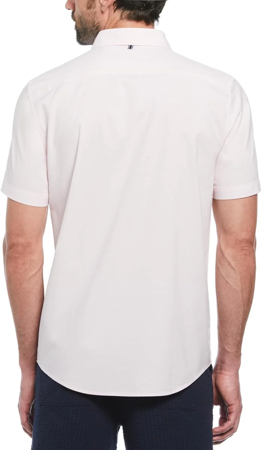 پیراهن آستین کوتاه آکسفورد کشی مردانه اورجینال پنگوئن