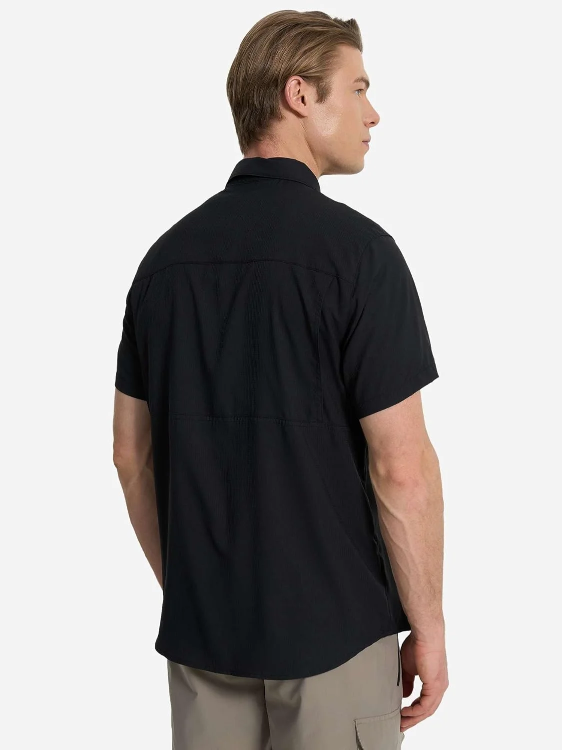 پیراهن مردانه اوت ونچر، 100% پلی استر، +ADD PROTECT (UPF)، پنل پشتی توری برای تهویه، فرم آزاد، ایده آل برای فعالیت های خارج از منزل