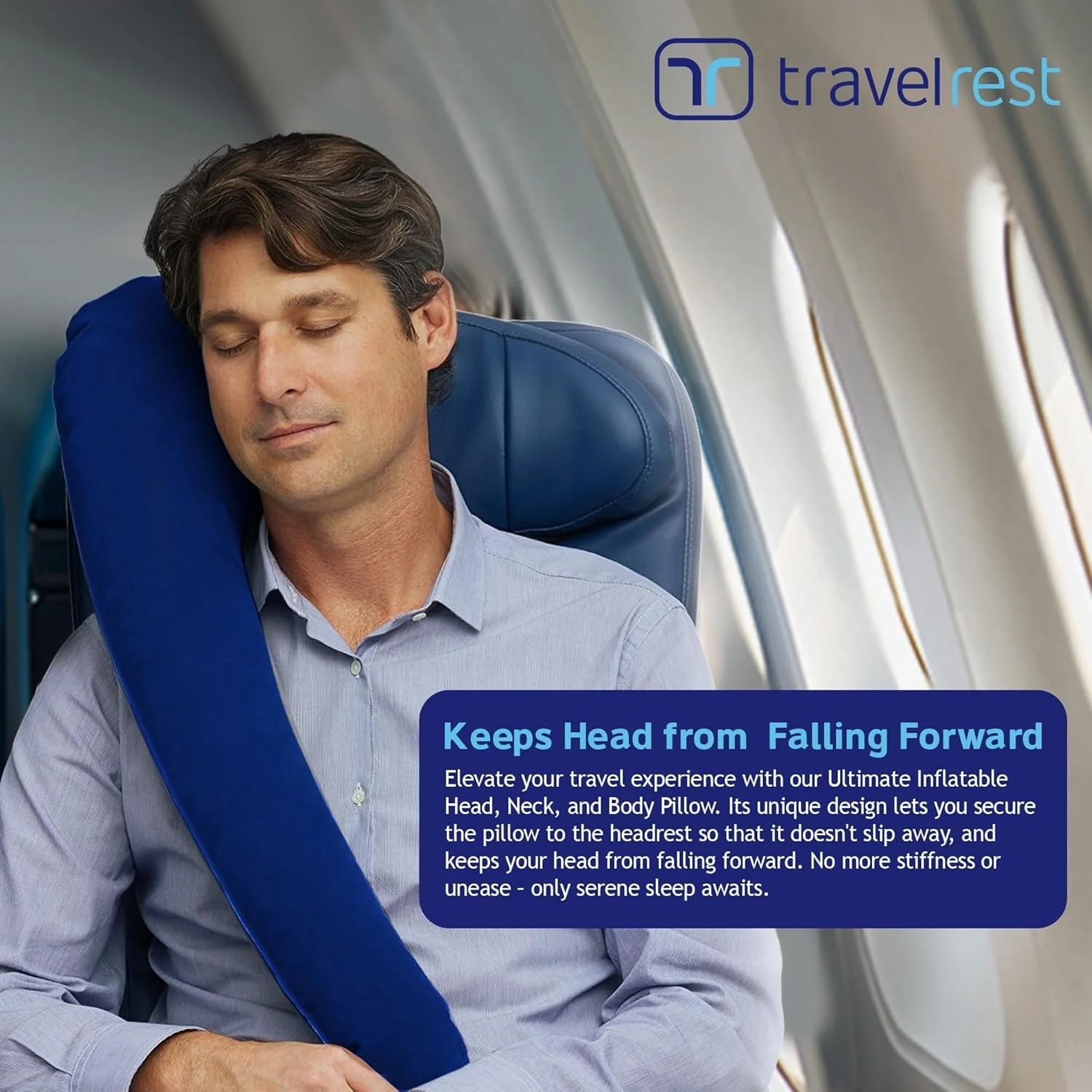 بالش مسافرتی و گردنی Travelrest Ultimate - متصل به صندلی هواپیما و ماشین - بهترین وسیله جانبی برای هواپیما، خودرو، اتوبوس، قطار، چرت زدن در دفتر، کمپینگ، ویلچر (به صورت کوچک جمع می شود) بالش مسافرتی و گردنی Travelrest Ultimate - متصل به صندلی هواپیما و ماشین - بهترین وسیله جانبی برای هواپیما، خودرو، اتوبوس، قطار، چرت زدن در دفتر، کمپینگ، ویلچر (به صورت کوچک جمع می شود)