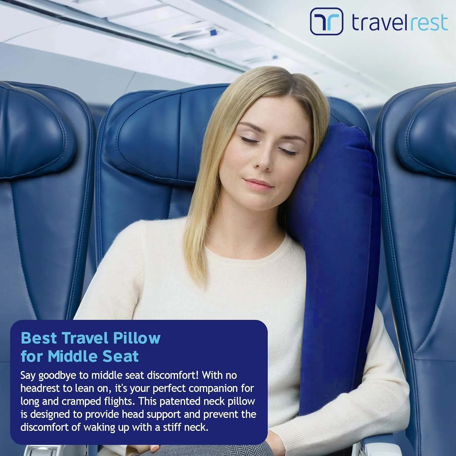 بالش مسافرتی و گردنی Travelrest Ultimate - متصل به صندلی هواپیما و ماشین - بهترین وسیله جانبی برای هواپیما، خودرو، اتوبوس، قطار، چرت زدن در دفتر، کمپینگ، ویلچر (به صورت کوچک جمع می شود) بالش مسافرتی و گردنی Travelrest Ultimate - متصل به صندلی هواپیما و ماشین - بهترین وسیله جانبی برای هواپیما، خودرو، اتوبوس، قطار، چرت زدن در دفتر، کمپینگ، ویلچر (به صورت کوچک جمع می شود)