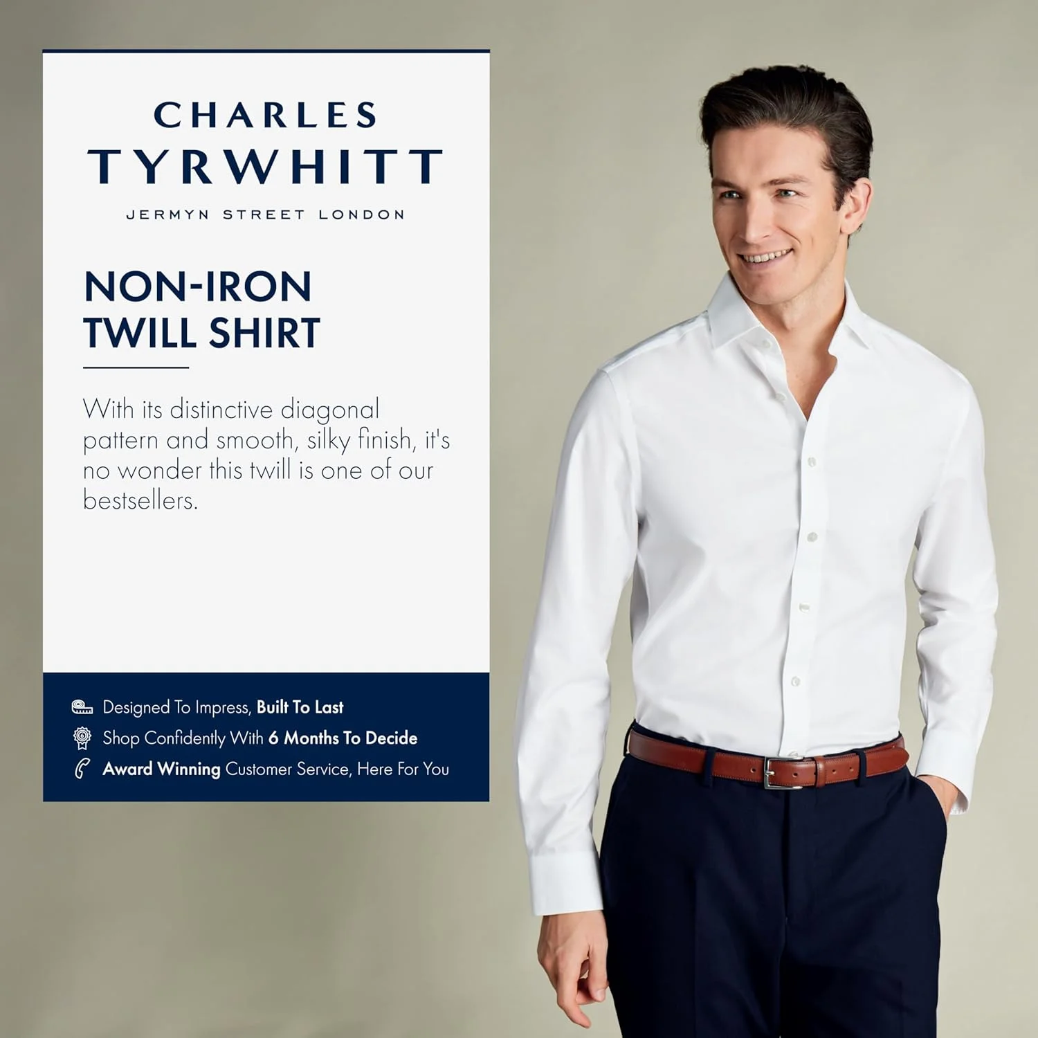 پیراهن تویل سفید یقه کوسه ای با برش بسیار باریک و بدون نیاز به اتو