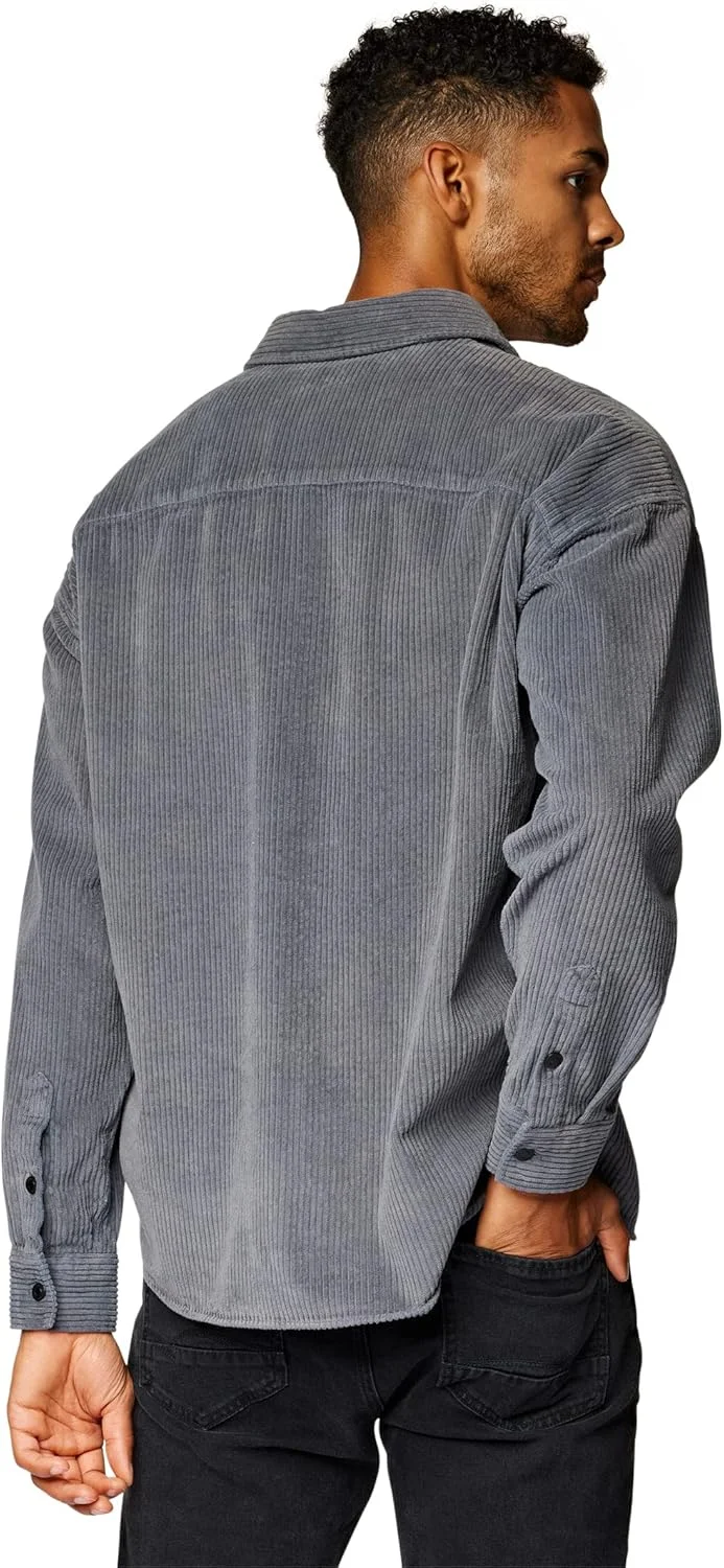 پیراهن آستین بلند مردانه ماوی