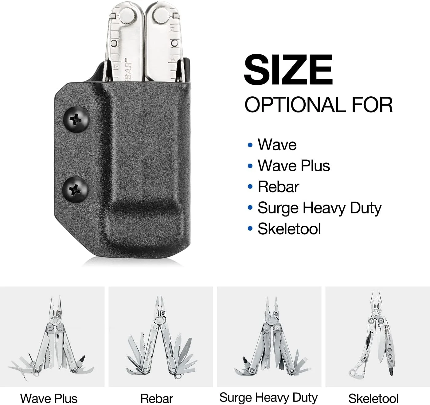 غلاف ابزار چندکاره کایدکس برای LEATHERMAN WAVE & WAVE + PLUS/REBAR/SURGE HEAVY DUTY/SKELETOOL، کیف ابزار چندکاره، ابزار چندکاره شامل نمی شود، کایدکس و فیبر کربن موجود است غلاف ابزار چندکاره کایدکس برای LEATHERMAN WAVE & WAVE + PLUS/REBAR/SURGE HEAVY DUTY/SKELETOOL، کیف ابزار چندکاره، ابزار چندکاره شامل نمی شود، کایدکس و فیبر کربن موجود است