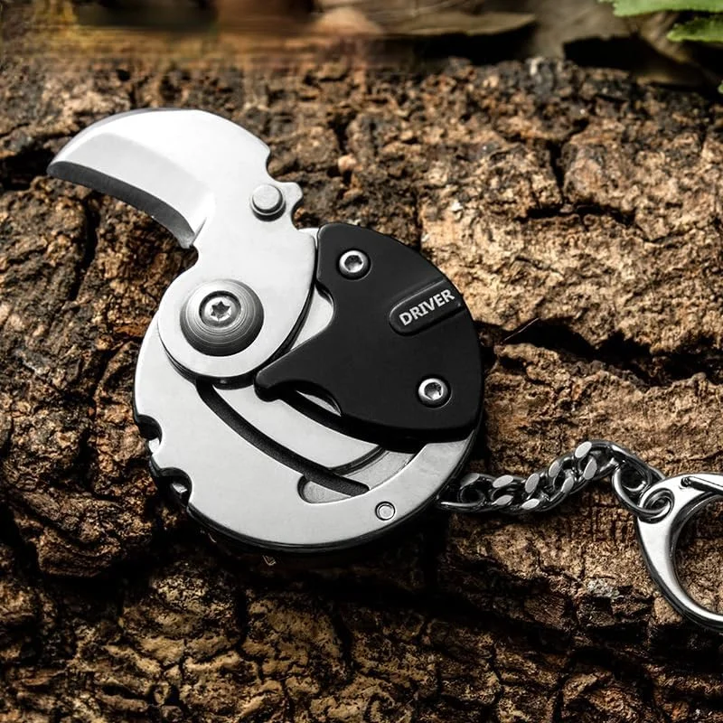 نسخه ارتقا یافته 1.0 ابزار چند منظوره EDCGadget سکه ای مشکی مینی جیبی کلید ابزار قابل حمل 1 عدد نسخه ارتقا یافته 1.0 ابزار چند منظوره EDCGadget سکه ای مشکی مینی جیبی کلید ابزار قابل حمل 1 عدد