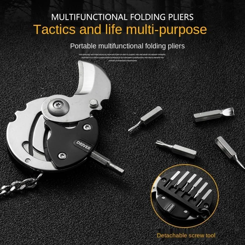 نسخه ارتقا یافته 1.0 ابزار چند منظوره EDCGadget سکه ای مشکی مینی جیبی کلید ابزار قابل حمل 1 عدد نسخه ارتقا یافته 1.0 ابزار چند منظوره EDCGadget سکه ای مشکی مینی جیبی کلید ابزار قابل حمل 1 عدد