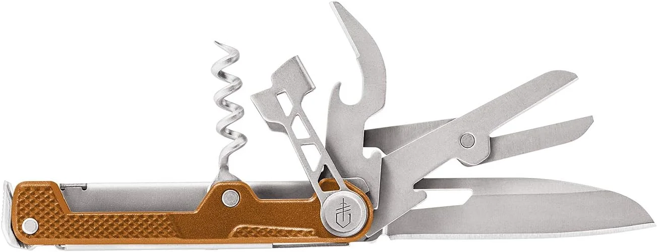 ابزار چندکاره جیبی Gerber Armbar Cork با چوب پنبه بازکن برای استفاده روزمره، نارنجی [31-003564]