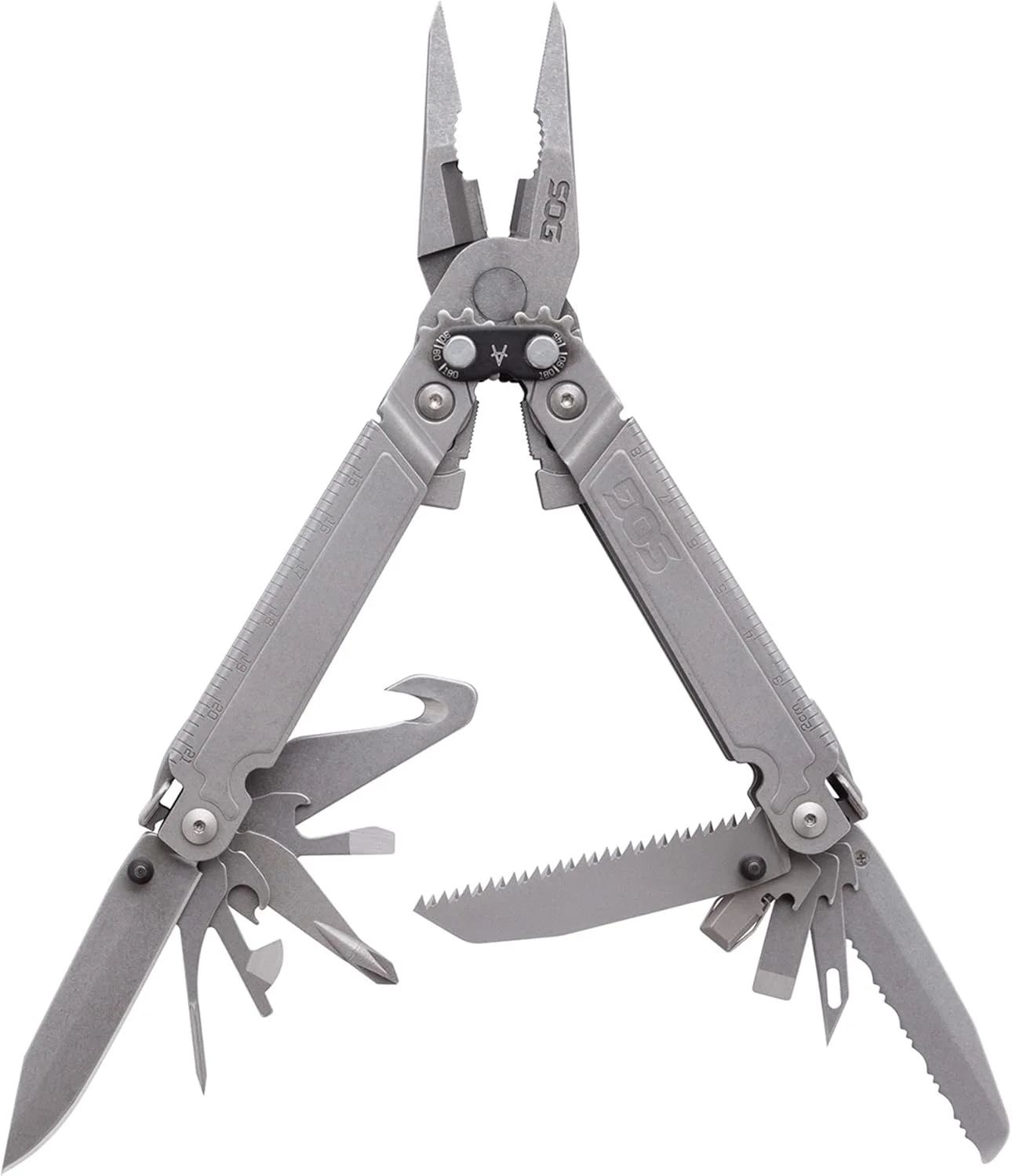ابزار چندکاره SOG PA3001-CP PowerAccess Assist، سنگ شور شده