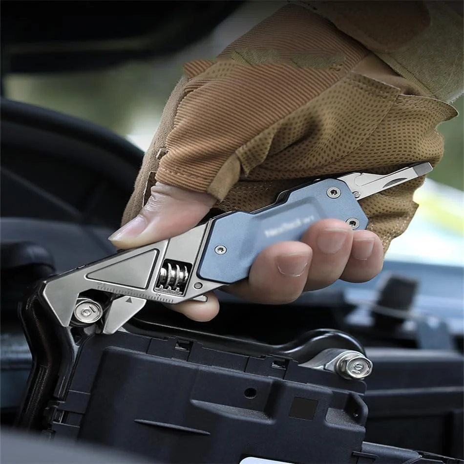 ابزار چندکاره EDC، آچار چندکاره 6 در 1 با چاقو، پیچ گوشتی تخت/چهارسو و درب بازکن، برای تعمیرات دوچرخه، تعمیرات خانگی ابزار چندکاره EDC، آچار چندکاره 6 در 1 با چاقو، پیچ گوشتی تخت/چهارسو و درب بازکن، برای تعمیرات دوچرخه، تعمیرات خانگی