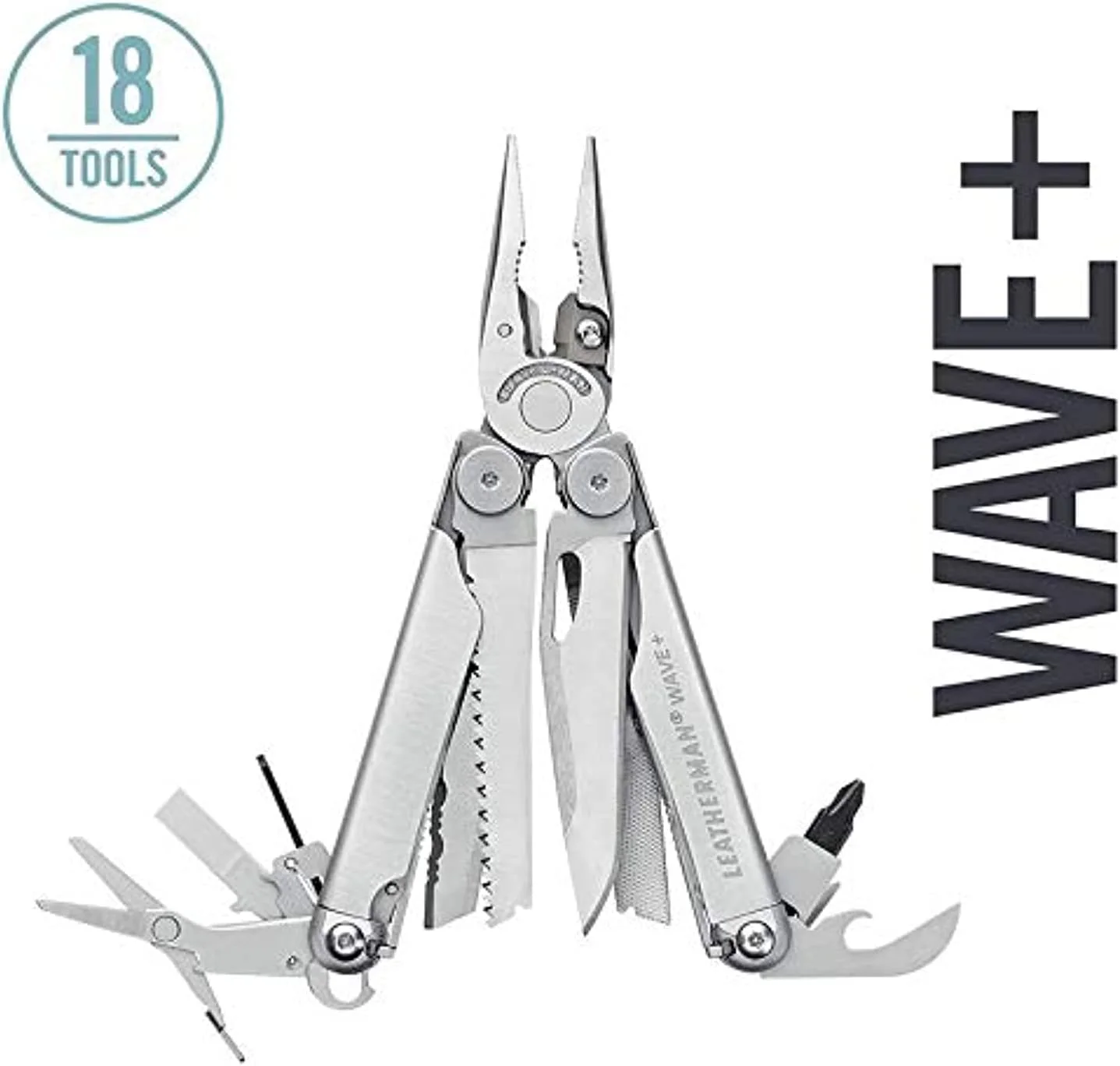 ابزار چندکاره لدرمن Wave + نقره ای مدل 832525 ابزار چندکاره لدرمن Wave + نقره ای مدل 832525