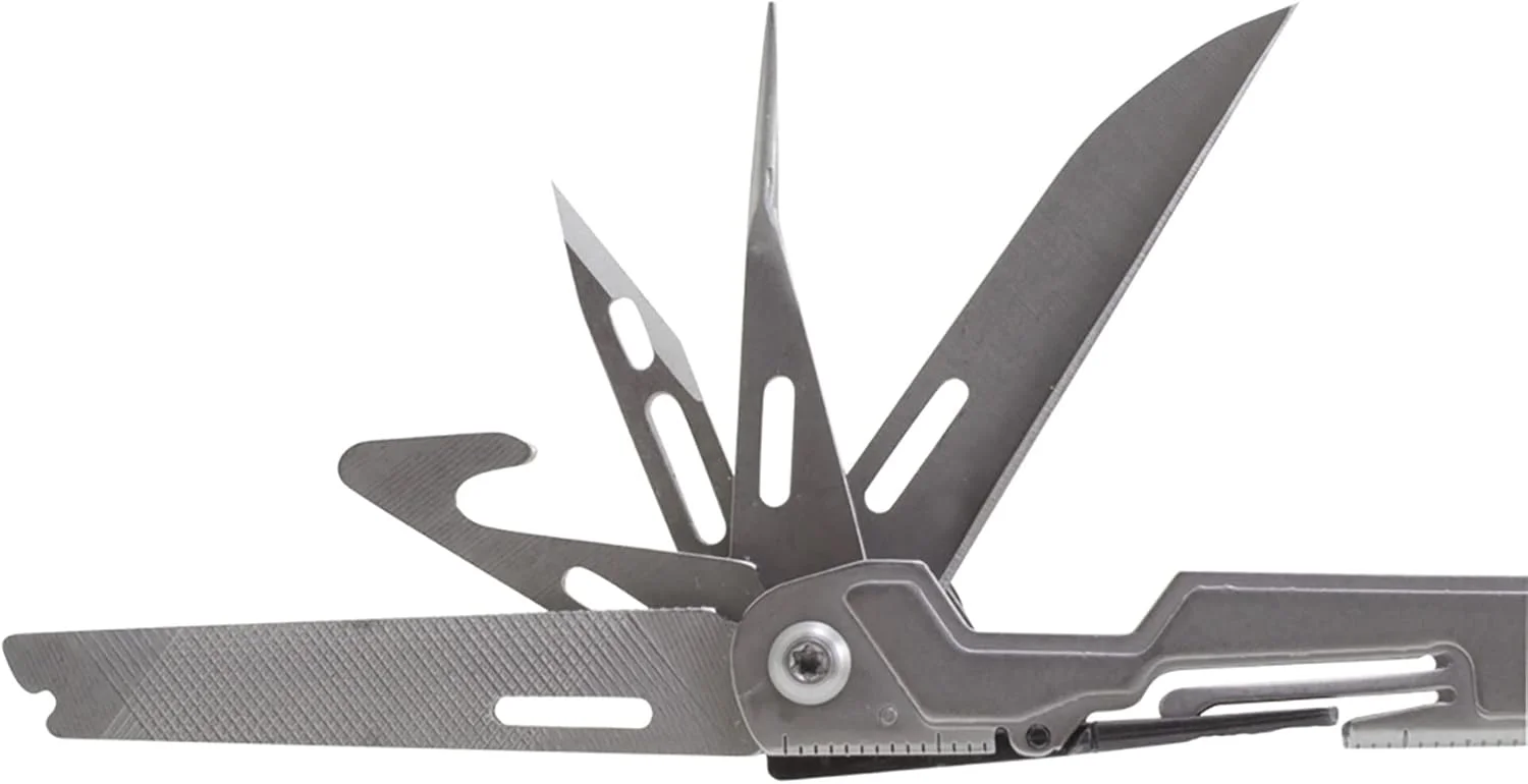 انبردست چندکاره تاشو SOG – ابزار EDC مدل PowerPint و ابزار چندکاره سبک و جمع و جور با 18 ابزار در یک ابزار جیبی چند منظوره (PP1001-CP)