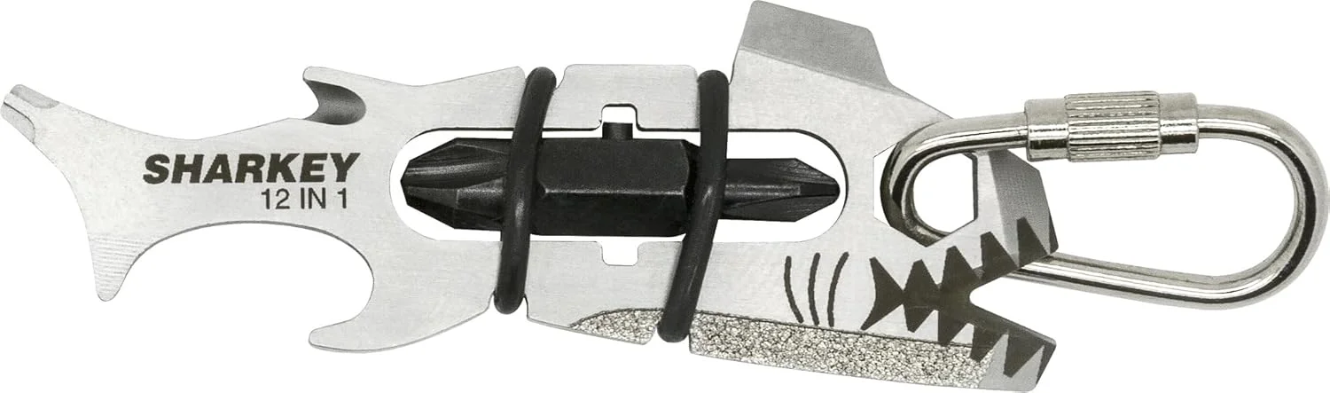 ابزار چندکاره 12 در 1 True Utility TU214 Sharkey، نقره ای، یک سایز