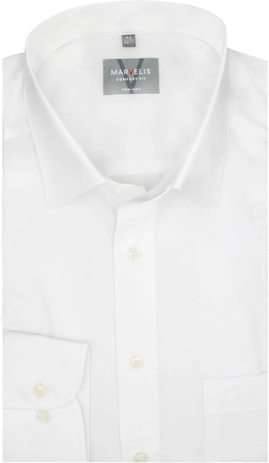 مارولیس یونی‌سکس Marvelis Comfort Fit سفید یونی یقه نیو کنت 7973/64/00 Relaxed