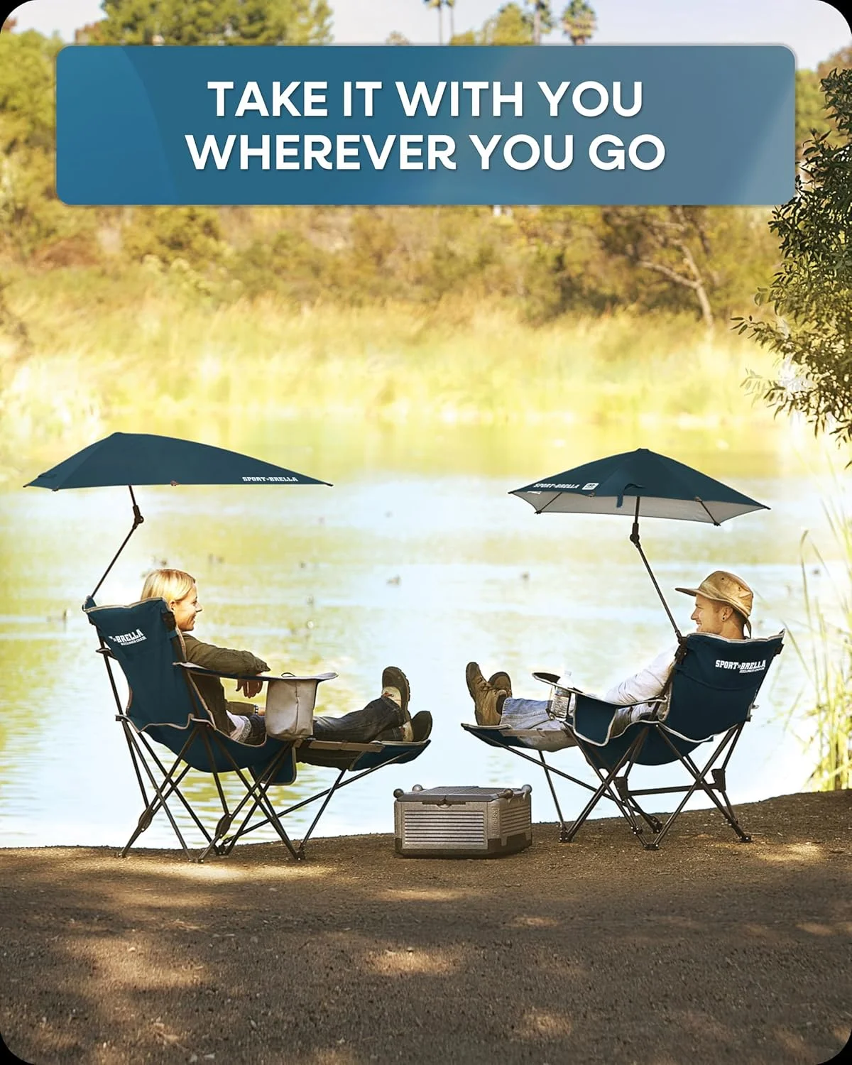 Sport-Brella Recliner Chair: 3-Position Recliner W/Full Coverage Umbrella Sport-Brella Recliner Chair: 3-Position Recliner W/Full Coverage Umbrella