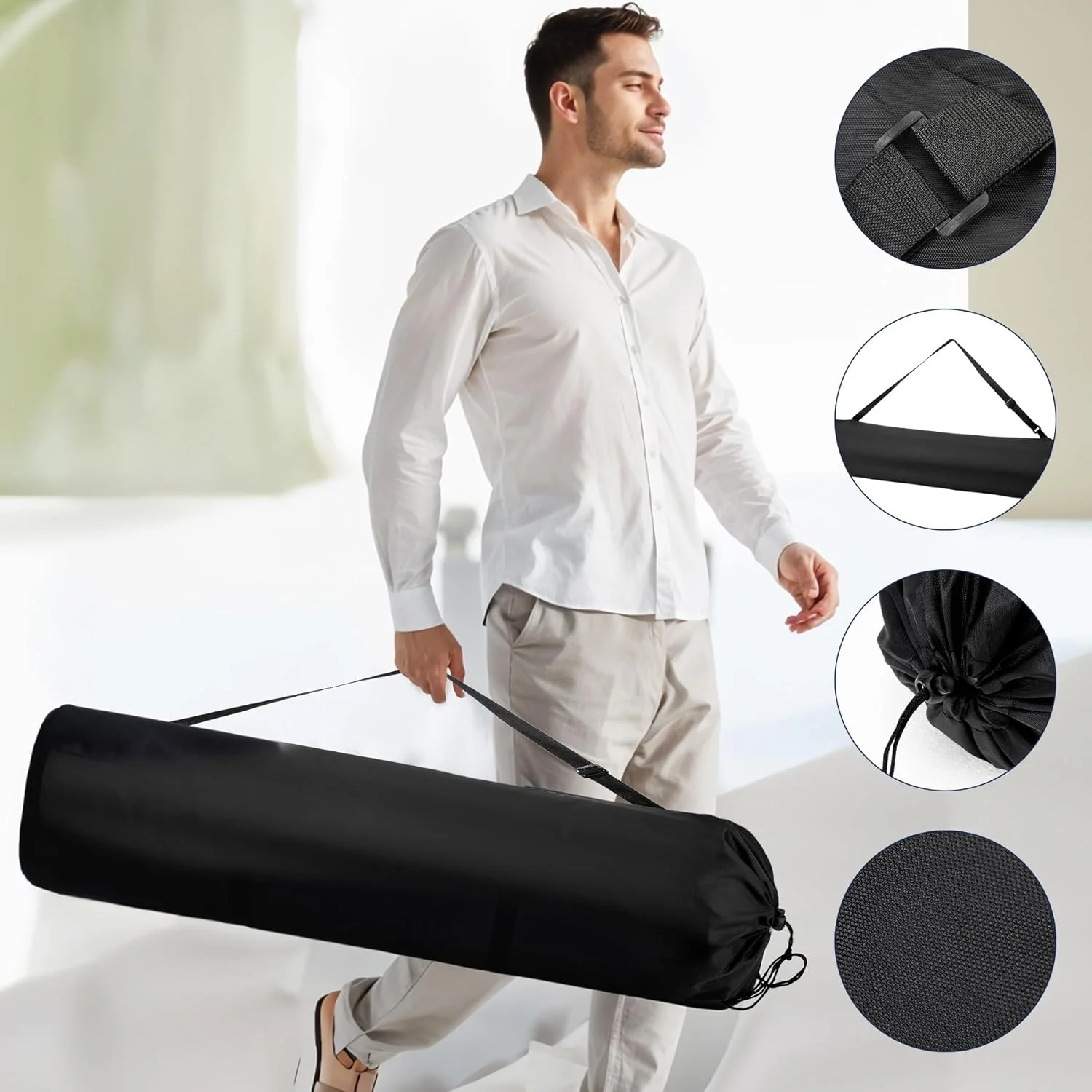 95 cm Replacement Carry Bag for Camping Chairs, Carry Bag, Portable Folding Chairs with Shoulder Strap, Large Nylon Carry Bags, Durable Chair Bags for Travel, Outdoor Camping, Sports (Without Chair) 95 cm Replacement Carry Bag for Camping Chairs, Carry Bag, Portable Folding Chairs with Shoulder Strap, Large Nylon Carry Bags, Durable Chair Bags for Travel, Outdoor Camping, Sports (Without Chair)