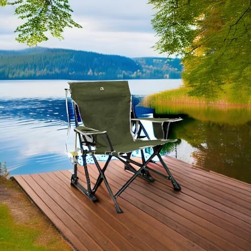 صندلی راکینگ تاشو GCI Outdoor Kickback Rocker - سبز خاکی