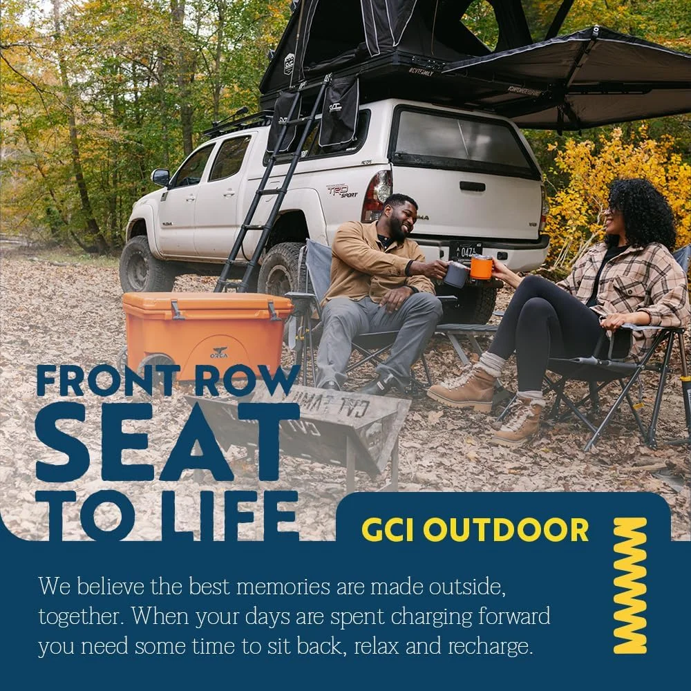صندلی راکینگ تاشو GCI Outdoor Kickback Rocker - سبز خاکی