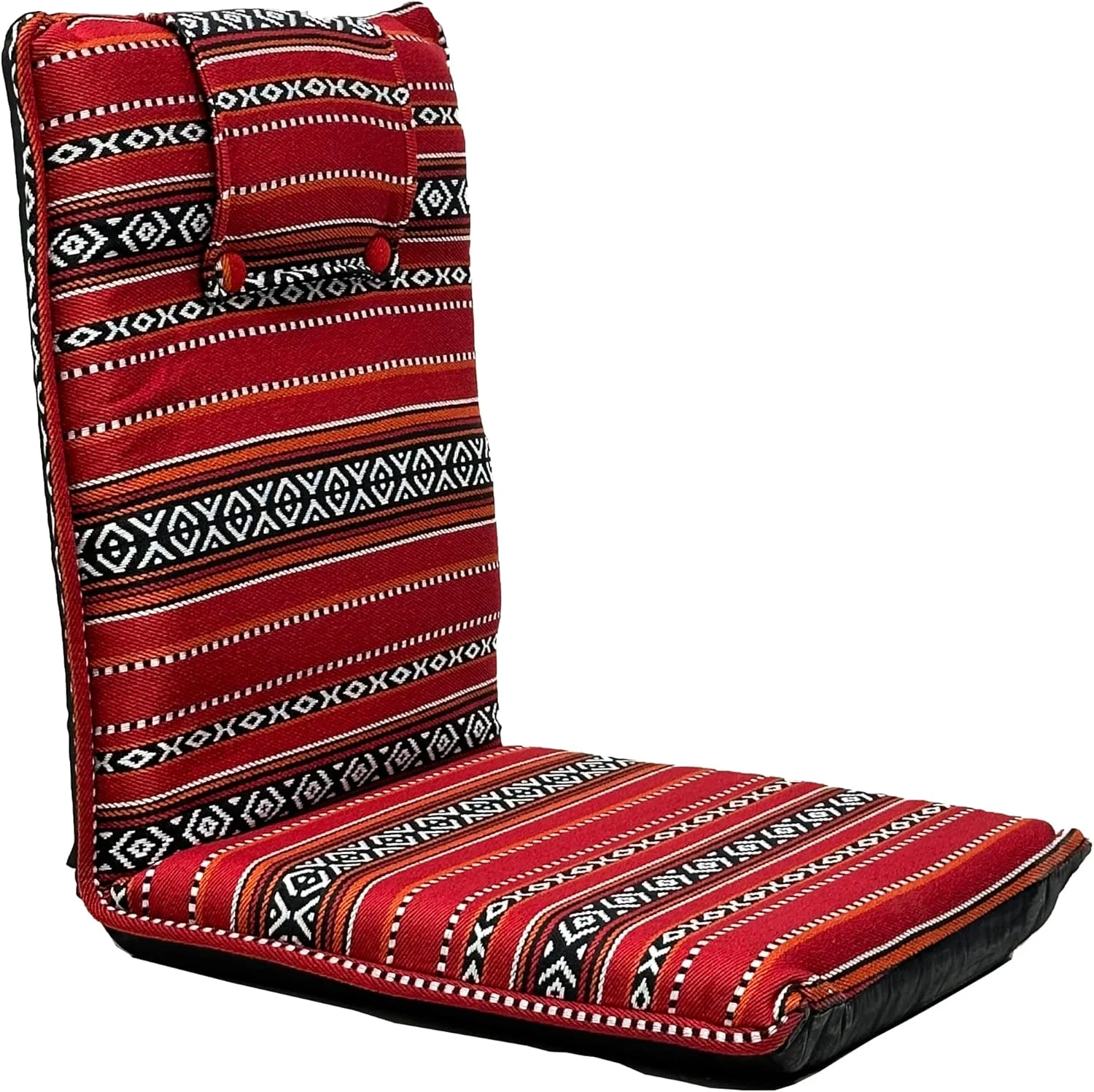 صندلی تاشو پشتی دار قابل حمل Egardenkart ComfyLounge - همراه ایده آل شما برای مجالس داخلی و ماجراجویی های فضای باز (قرمز)