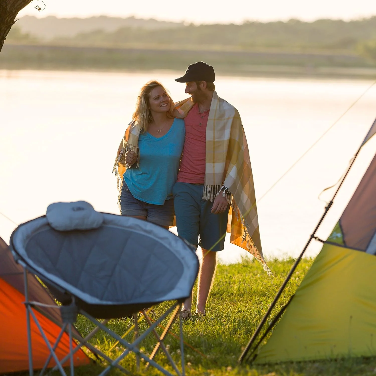 صندلی گرد بزرگ و پد دار CORE - خاکستری