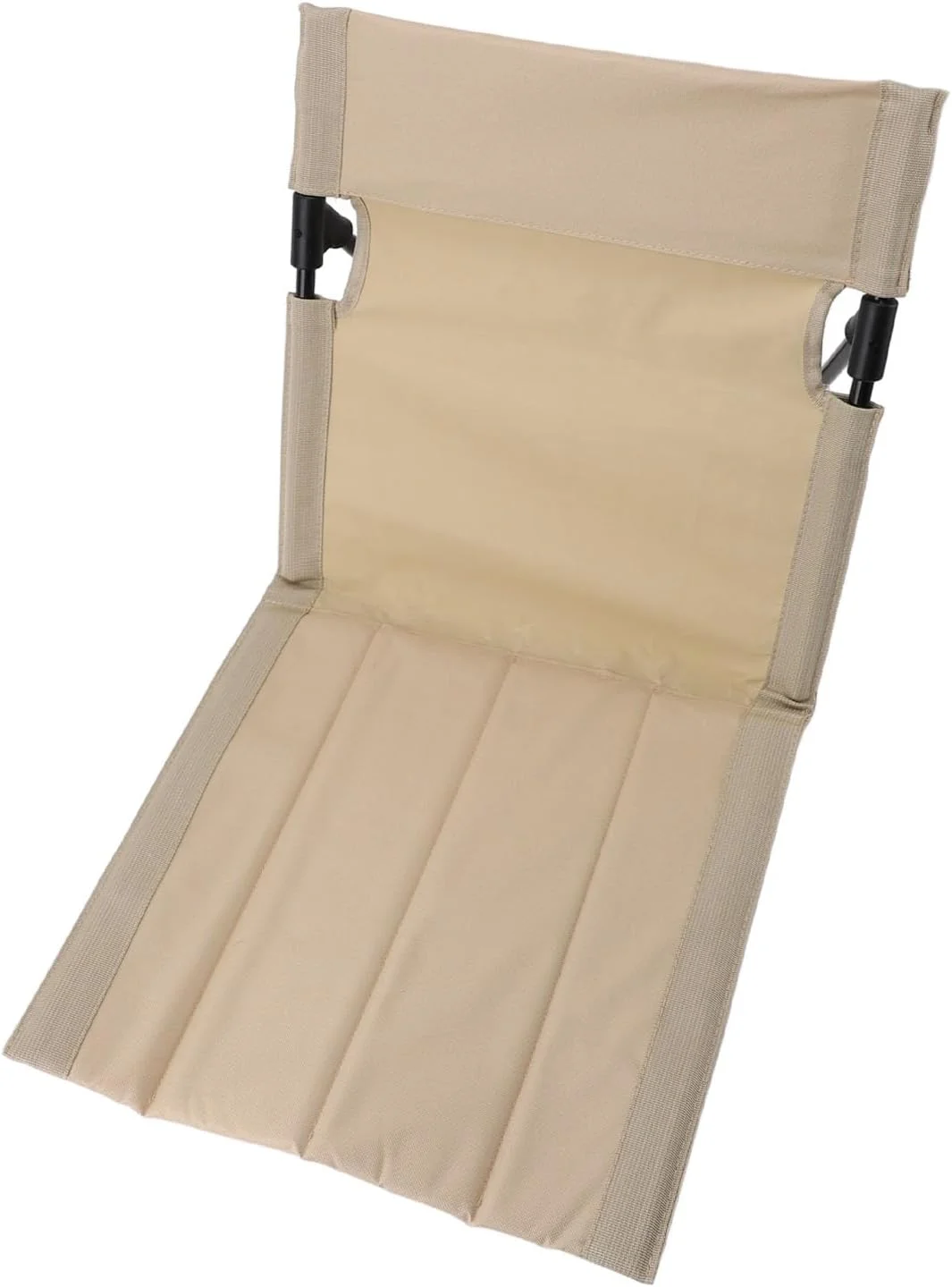 صندلی تاشو فوق سبک کمپینگ با پشتی، 39x39x40 سانتی متر، صندلی استراحت در فضای باز با کیف حمل برای کمپینگ، ساحل، سفرهای جاده ای، کوسن پشتی فضای باز غیر رسمی