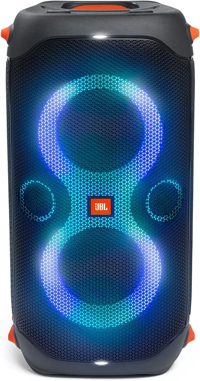 اسپیکر بلوتوثی قابل حمل JBL Partybox 110 به همراه میکروفون بی سیم PBM100 اسپیکر بلوتوثی قابل حمل JBL Partybox 110 به همراه میکروفون بی سیم PBM100