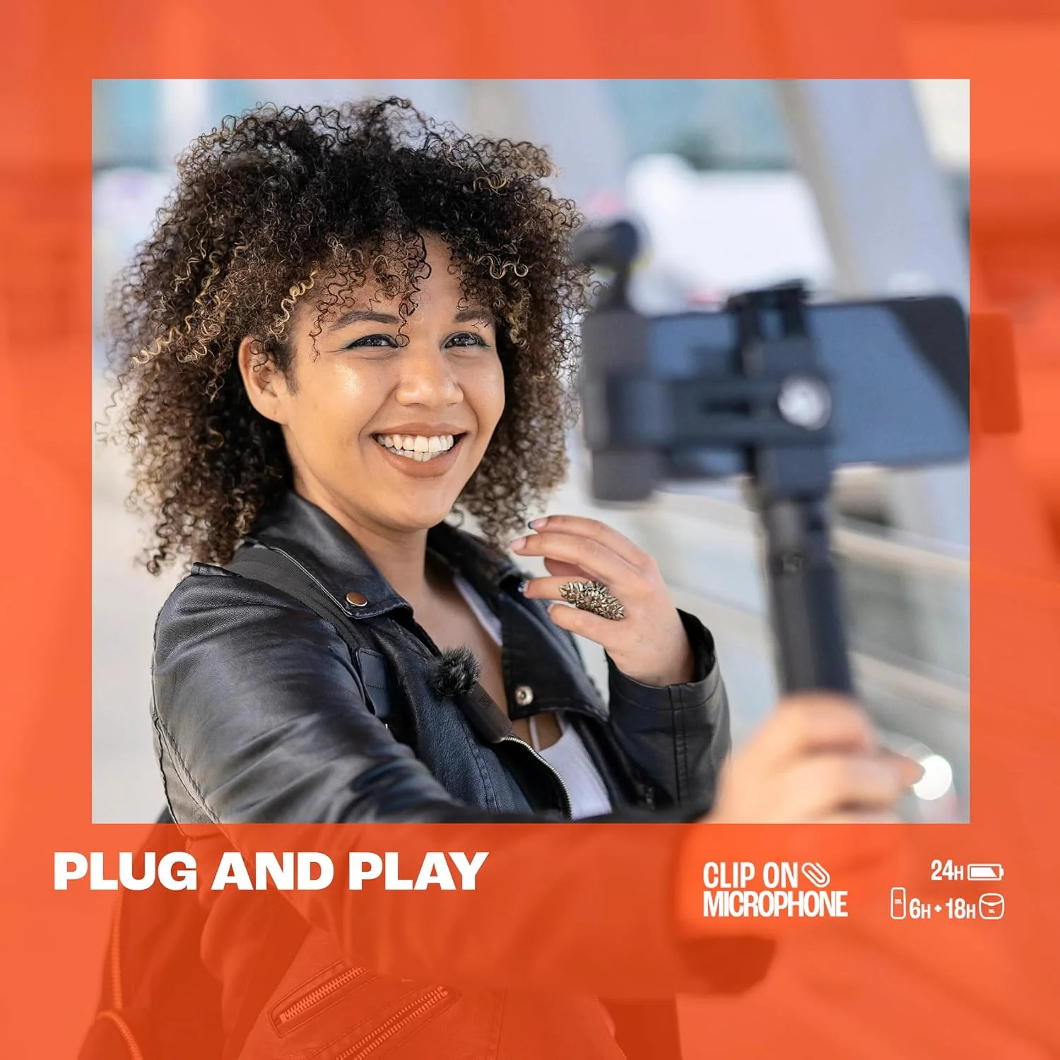 JBL Quantum Stream Wireless USB-C Transfer Microphone, Portable Wireless Transmission Microphone for Crystal Clear Recording, 24 Hours Recording Time, More Fast Charge, Windscreen Included for JBL Quantum Stream Wireless USB-C Transfer Microphone, Portable Wireless Transmission Microphone for Crystal Clear Recording, 24 Hours Recording Time, More Fast Charge, Windscreen Included for