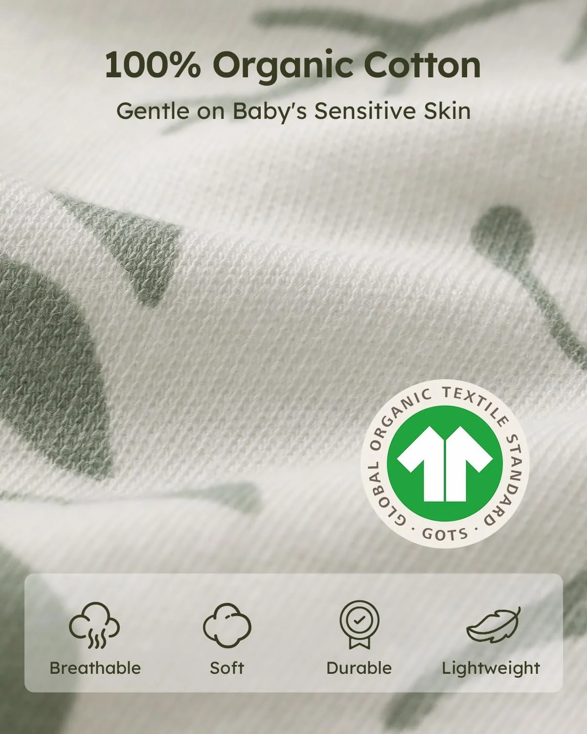 کیسه خواب نوزاد یوفاس، سایز 12-18 ماه، پتوی پوشیدنی نوزاد، 100% پنبه، زیپ دو طرفه، کیسه خواب کودک نوپا، بسته 3 عددی کیسه خواب نرم، راحت و سبک وزن برای نوزادان (بزرگ)