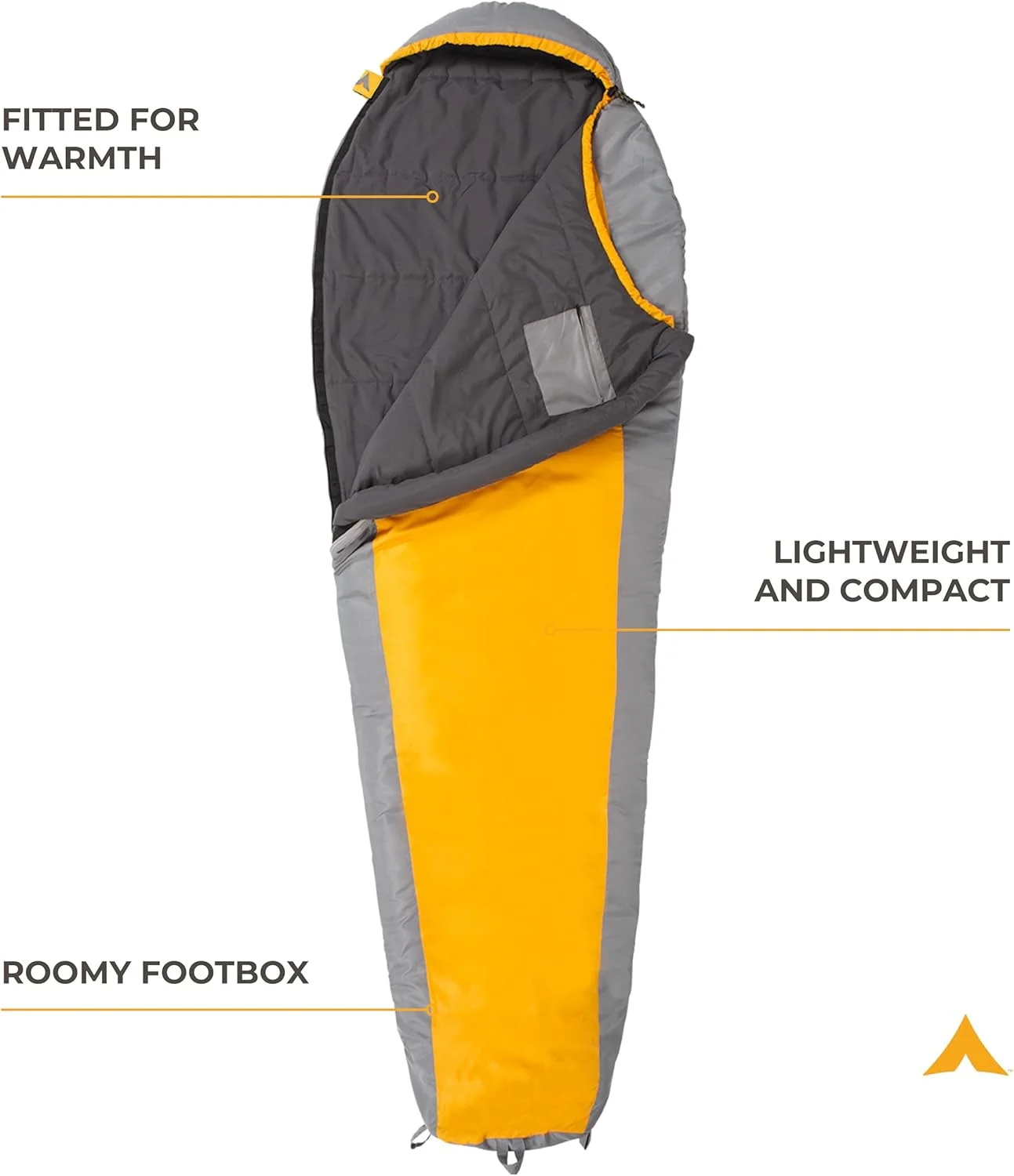 کیسه خواب بزرگسال TETON Sports TrailHead; مناسب کمپینگ و پیاده روی سبک کیسه خواب بزرگسال TETON Sports TrailHead; مناسب کمپینگ و پیاده روی سبک